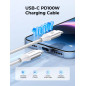 Orico кабел Cable USB C-to-C PD 100W Charging 1.0m Black - CDX-100CC-BK Orico кабел Cable USB C-to-C PD 100W Charging 1.0m Black - CDX-100CC-BK