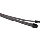 1stPlayer комплект удължителни кабели Custom Modding Cable Kit Gun/Gray - ATX24P, EPS, PCI-e - GUN-001 1stPlayer комплект удължителни кабели Custom Modding Cable Kit Gun/Gray - ATX24P, EPS, PCI-e - GUN-001