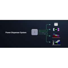 Ugreen универсално зарядно за стена Charger Wall 100W GaN Nexode CD328, 1 x USB-A, 3 x Type-C - 90928