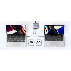 Ugreen универсално зарядно за стена Charger Wall 100W GaN Nexode CD328, 1 x USB-A, 3 x Type-C - 90928