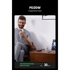 Ugreen универсално зарядно за стена Charger Wall 100W GaN Nexode CD328, 1 x USB-A, 3 x Type-C - 90928