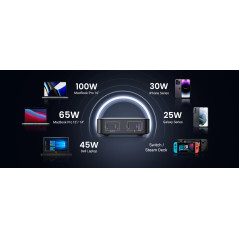 Ugreen универсално зарядно за стена Charger Wall 100W GaN Nexode CD328, 1 x USB-A, 3 x Type-C - 90928