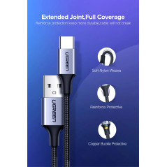 Ugreen кабел USB 2.0 Type A to Type-C US288, 1.5m - 60127