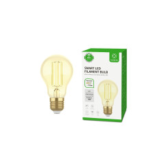Woox смарт крушка Light - R5137 - WiFi Smart Filament LED Bulb E27, Type A60, Amber, Warm and Cool White, 4.9W/50W, 470 lm