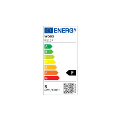 Woox смарт крушка Light - R5137 - WiFi Smart Filament LED Bulb E27, Type A60, Amber, Warm and Cool White, 4.9W/50W, 470 lm
