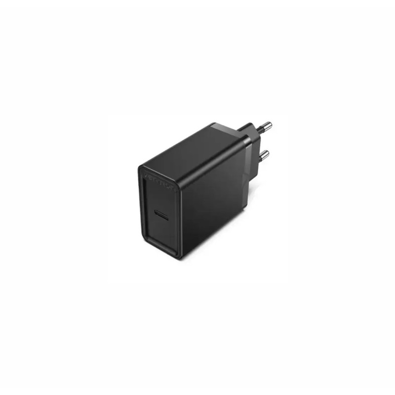 Vention бързо зарядно Fast Charger Wall - QC4.0, PD3.0 Type-C, 30W Black - FAIB0 Vention бързо зарядно Fast Charger Wall - QC4.0, PD3.0 Type-C, 30W Black - FAIB0