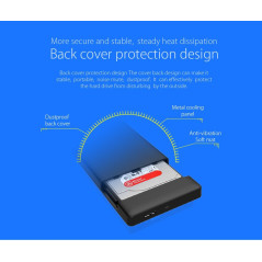 Orico външна кутия за диск Storage - Case - 2.5 inch USB3.0 SILVER - 2588US3-V1-SV