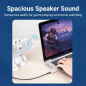 Vention външна звукова карта USB Sound card - Headphones, Mic, Silver - VAB-S13 Vention външна звукова карта USB Sound card - Headphones, Mic, Silver - VAB-S13