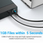 Vention Кабел USB 3.0 AM / BM - 1.5M Black - COOBG Vention Кабел USB 3.0 AM / BM - 1.5M Black - COOBG