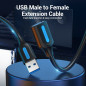 Vention Кабел USB 3.0 Extension AM / AF - 1.5M Black - CBHBG Vention Кабел USB 3.0 Extension AM / AF - 1.5M Black - CBHBG