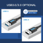Vention Кабел USB 3.0 AM / AM - 1.5M Black - CONBG Vention Кабел USB 3.0 AM / AM - 1.5M Black - CONBG
