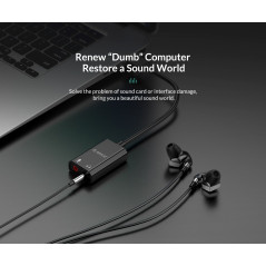 Orico външна звукова карта USB Sound card - Headphones, Mic, Black - SKT2-BK