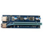 Makki Mining Riser/Extender PCI Express 1x to 16x v.1701A - 470uf - MAKKI-SR1701A-470