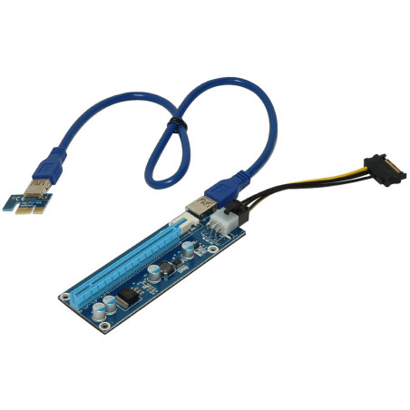 Makki Екстендер MAKKI Mining Riser PCI Express 1x to 16x - 270uf - MAKKI-SR135-270