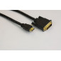 VCom Кабел DVI 24+1 Dual Link M / HDMI M - CG481G-5m VCom Кабел DVI 24+1 Dual Link M / HDMI M - CG481G-5m