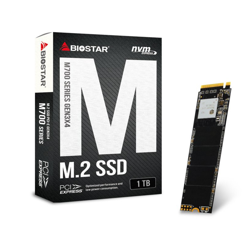 Biostar диск SSD 1TB M.2 PCI Express - M700-1TB Biostar диск SSD 1TB M.2 PCI Express - M700-1TB