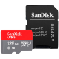 SanDisk Ultra microSDXC 128GB + SD Adapter 140MB/s A1 Class 10 UHS-I, EAN: 619659200558