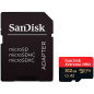 SanDisk Extreme PRO microSDXC 512GB + SD Adapter + 2 years RescuePRO Deluxe up to 200MB/s & 140MB/s Read/Write speeds A2 C10 V30