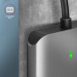 Aluminum high-speed USB-C 3.2 Gen 1 memory card reader. 3 slots, UHS-II. Aluminum high-speed USB-C 3.2 Gen 1 memory card reader. 3 slots, UHS-II.