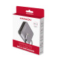 Aluminum high-speed USB-C 3.2 Gen 1 memory card reader. 3 slots, UHS-II. Aluminum high-speed USB-C 3.2 Gen 1 memory card reader. 3 slots, UHS-II.