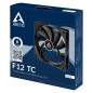 Arctic Вентилатор Arctic Fan F12 TC (black) - 120mm/300-1350rpm Arctic Вентилатор Arctic Fan F12 TC (black) - 120mm/300-1350rpm