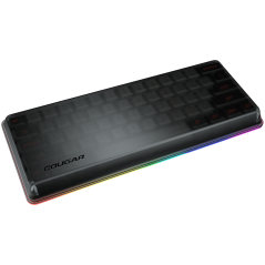 Cougar PURI MINI, Gaming Keyboard, PBT Doubleshot Ball Shape Keycaps, Mechanical switches, N-Key Rollover, 6 Backlight Effects, 