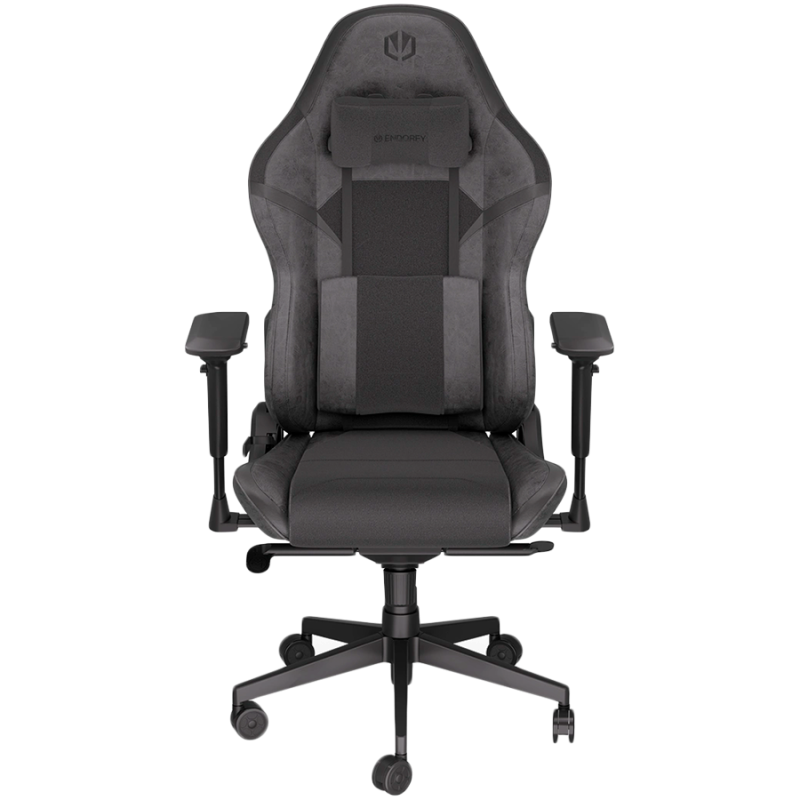 Endorfy Scrim BK Gaming Chair, PU Leather + Breathable Fabric, Cold-pressed Foam, Memory Foam Cushions, Class 4 Gas Lift Cylinde Endorfy Scrim BK Gaming Chair, PU Leather + Breathable Fabric, Cold-pressed Foam, Memory Foam Cushions, Class 4 Gas Lift Cylinde