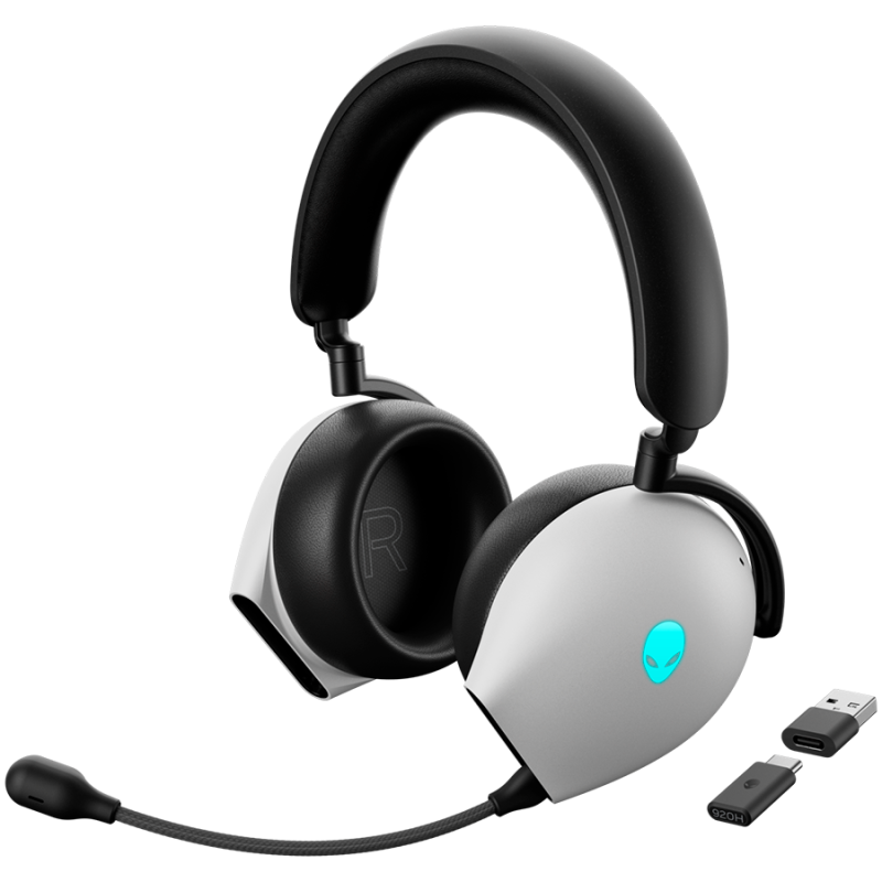 Alienware Tri-Mode Wireless Gaming Headset AW920H (Lunar Light) Alienware Tri-Mode Wireless Gaming Headset AW920H (Lunar Light)
