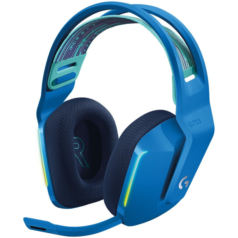 LOGITECH G733 LIGHTSPEED Wireless RGB Gaming Headset - BLUE LOGITECH G733 LIGHTSPEED Wireless RGB Gaming Headset - BLUE
