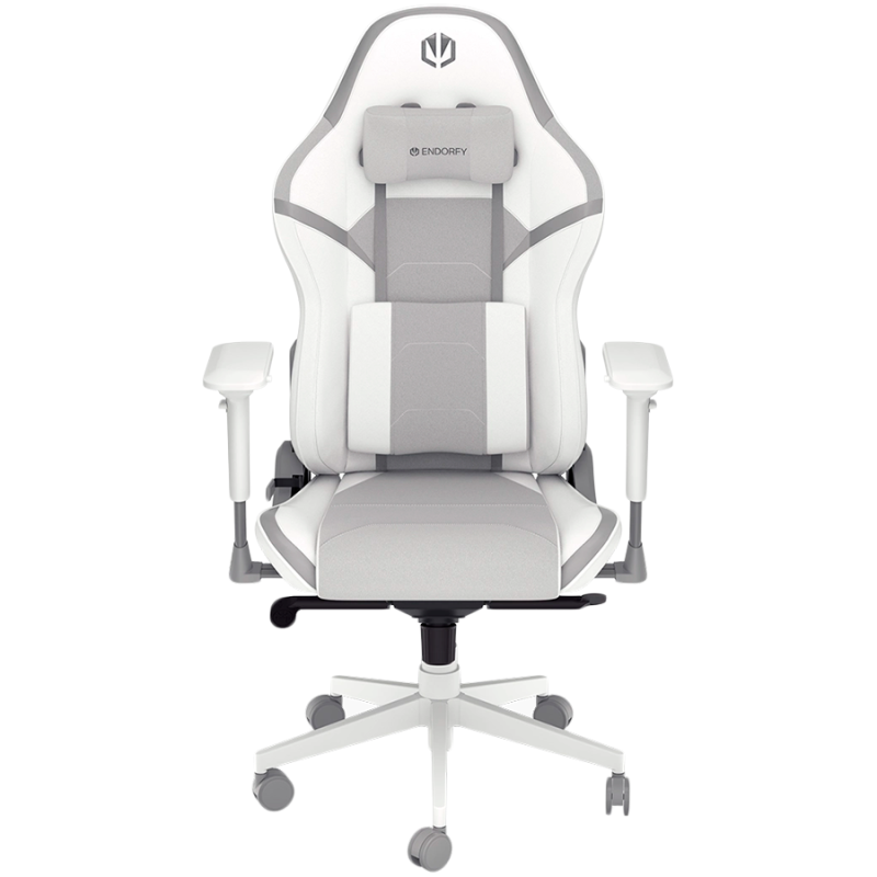 Endorfy Scrim Onyx White Gaming Chair, PU Leather + Breathable Fabric, Cold-pressed Foam, Memory Foam Cushions, Class 4 Gas Lift Endorfy Scrim Onyx White Gaming Chair, PU Leather + Breathable Fabric, Cold-pressed Foam, Memory Foam Cushions, Class 4 Gas Lift