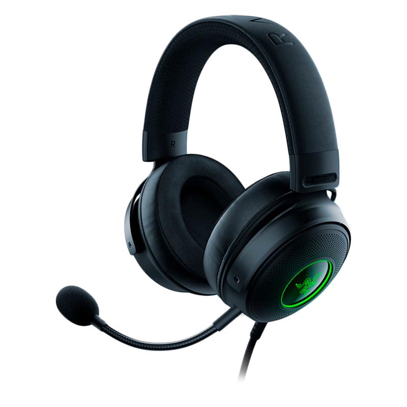 Razer Kraken V3 HyperSense, Gaming Headset, TriForce Titanium 50mm Drivers, Razer HyperSense Haptic Technology, THX Spatial Audi