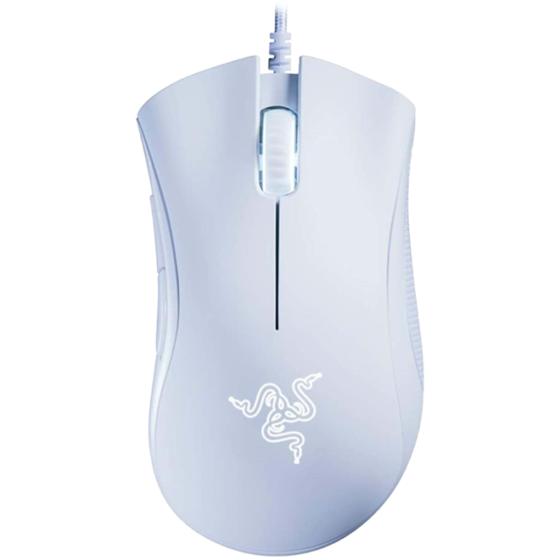 Razer DeathAdder Essential White Edition, Gaming Mouse, True 6 400 DPI optical sensor, Ergonomic Form Factor, Mechanical Mouse S