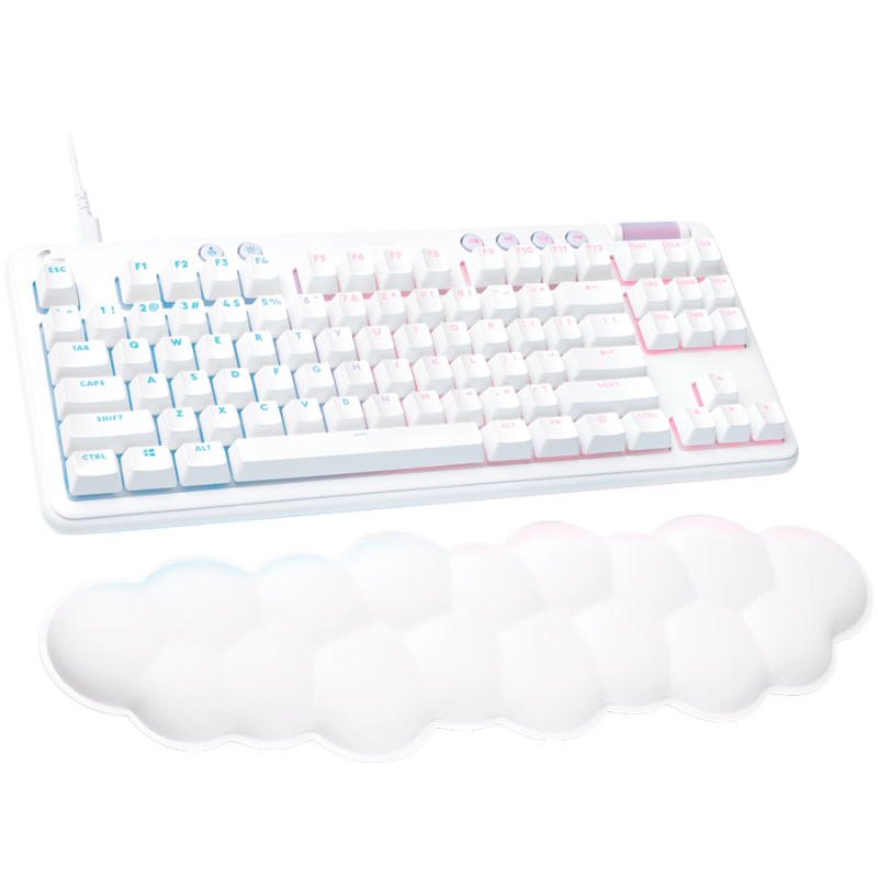 LOGITECH G713 TKL Corded Gaming Keyboard - OFF WHITE - USB - US INT'L - TACTILE LOGITECH G713 TKL Corded Gaming Keyboard - OFF WHITE - USB - US INT'L - TACTILE