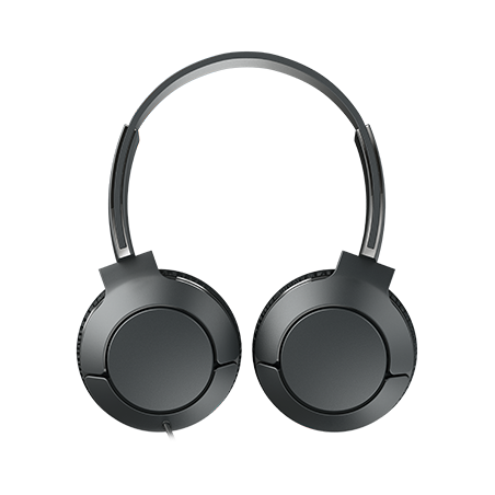 TCL On-Ear Wired Headset, Strong BASS, flat fold, Frequency of response: 10-22K, Sensitivity: 102 dB, Driver Size: 32mm, Impeden