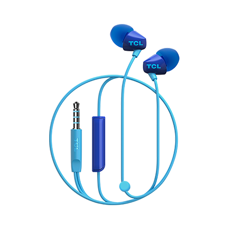 TCL In-ear Wired Headset ,Frequency of response: 10-22K, Sensitivity: 105 dB, Driver Size: 8.6mm, Impedence: 16 Ohm, Acoustic sy