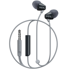 TCL In-ear Wired Headset ,Frequency of response: 10-22K, Sensitivity: 105 dB, Driver Size: 8.6mm, Impedence: 16 Ohm, Acoustic sy