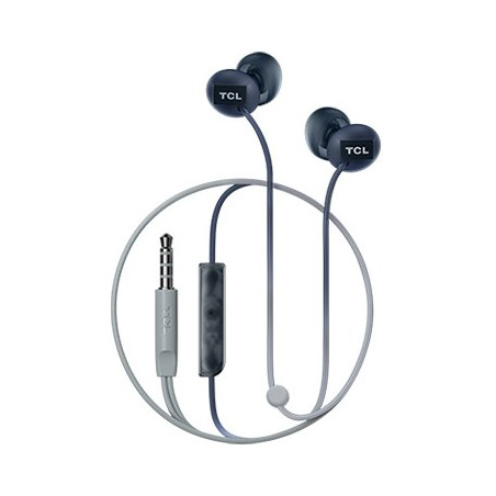 TCL In-ear Wired Headset, Frequency of response: 10-23K, Sensitivity: 104 dB, Driver Size: 8.6mm, Impedence: 28 Ohm, Acoustic sy