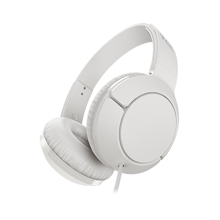 TCL On-Ear Wired Headset, Strong BASS, flat fold, Frequency of response: 10-22K, Sensitivity: 102 dB, Driver Size: 32mm, Impeden