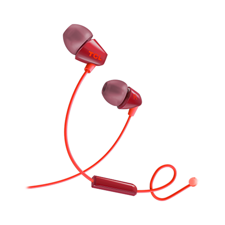 TCL In-ear Wired Headset ,Frequency of response: 10-22K, Sensitivity: 105 dB, Driver Size: 8.6mm, Impedence: 16 Ohm, Acoustic sy