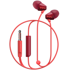 TCL In-ear Wired Headset ,Frequency of response: 10-22K, Sensitivity: 105 dB, Driver Size: 8.6mm, Impedence: 16 Ohm, Acoustic sy