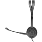 LOGITECH H111 Corded Stereo Headset - BLACK - 3.5 MM