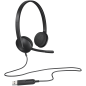 LOGITECH H340 Corded Headset - BLACK - USB