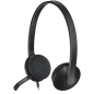 LOGITECH H340 Corded Headset - BLACK - USB