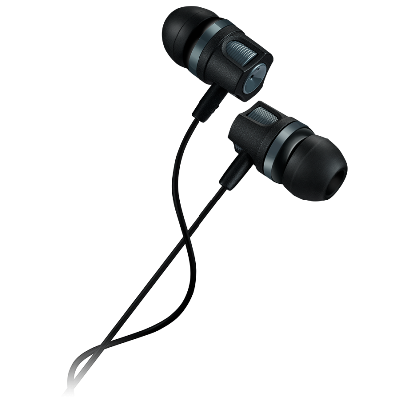 CANYON Stereo earphones with microphone, 1.2M, dark gray CANYON Stereo earphones with microphone, 1.2M, dark gray