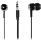 CANYON Stereo earphones with microphone, Black