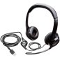 LOGITECH H390 Corded Headset - BLACK - USB