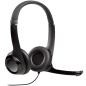 LOGITECH H390 Corded Headset - BLACK - USB