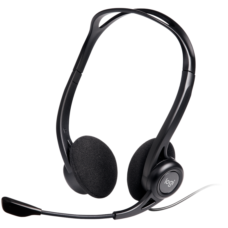 LOGITECH PC960 Corded Stereo Headset BLACK - USB LOGITECH PC960 Corded Stereo Headset BLACK - USB