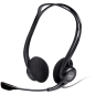 LOGITECH PC960 Corded Stereo Headset BLACK - USB