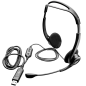 LOGITECH PC960 Corded Stereo Headset BLACK - USB
